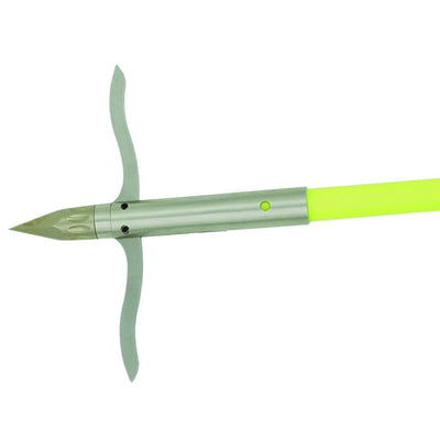 Muzzy Classic Fish Arrow W- Iron 2 Point Chatreuse