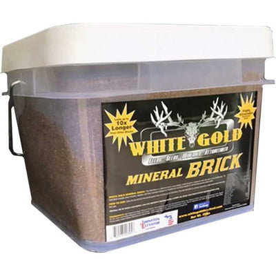 White Gold Mineral Brick25 Lbs. General Hunting White Gold Reaper Gear ReaperGear.com Bow Hunting Store Black Friday Cyber Monday Sale