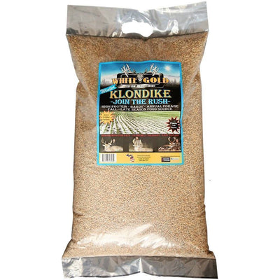 White Gold Winter Klondike Seed25 Lbs. General Hunting White Gold Reaper Gear ReaperGear.com Bow Hunting Store Black Friday Cyber Monday Sale
