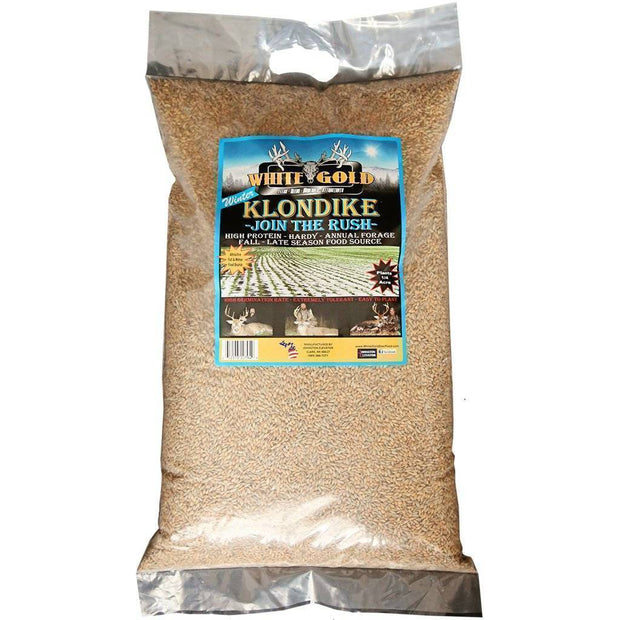 White Gold Winter Klondike Seed25 Lbs. General Hunting White Gold Reaper Gear ReaperGear.com Bow Hunting Store Black Friday Cyber Monday Sale