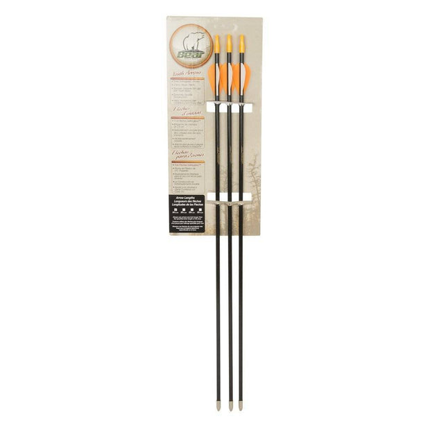 Bear Brave Arrows 3 Pk. Archery Bear Reaper Gear ReaperGear.com Your Bow Hunting Headquarters, Best Prices & FREE SHIPPING! Black Friday Cyber Monday Sale