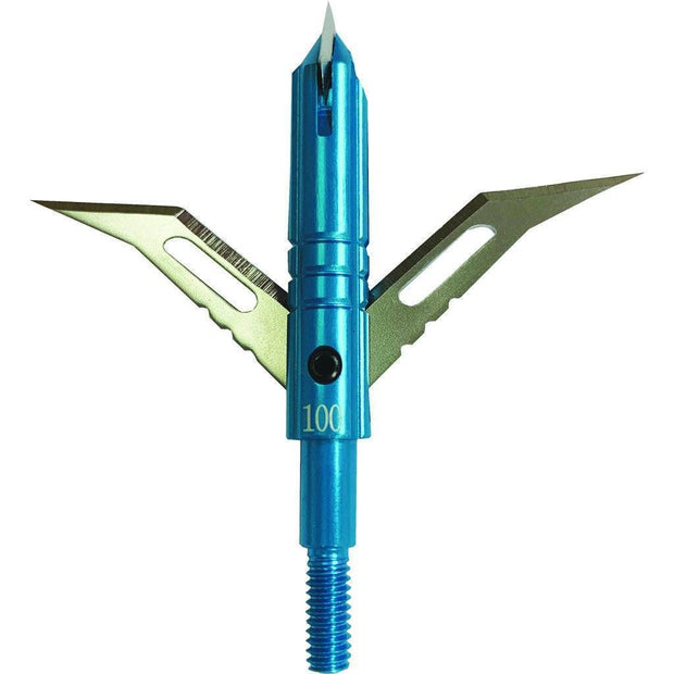 Xecutioner Broadhead Expandable Blue 100 gr. 4 pk. Archery Xecutioner Reaper Gear ReaperGear.com Your Bow Hunting Headquarters, Best Prices & FREE SHIPPING! Black Friday Cyber Monday Sale