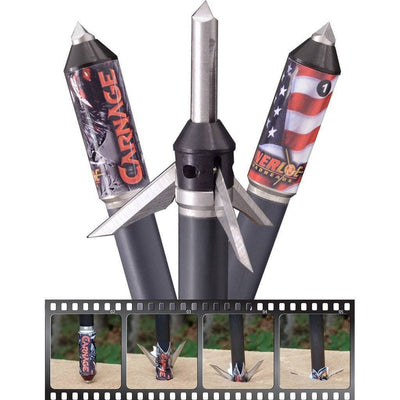 Innerloc Carnage Broadheads100 Gr. 3 Pk. Archery Innerloc Reaper Gear ReaperGear.com Your Bow Hunting Headquarters, Best Prices & FREE SHIPPING! Black Friday Cyber Monday Sale