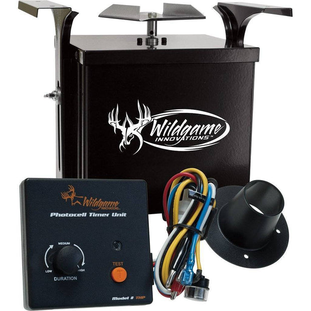 Wildgame Dusk-dawn Feeder Kit6 Volt General Hunting Wildgame Innovation Reaper Gear ReaperGear.com Bow Hunting Store Black Friday Cyber Monday Sale