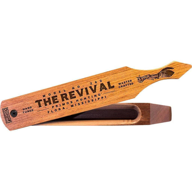 Primos Revival Woodgrain Box Turkey Call General Hunting Primos Reaper Gear ReaperGear.com Your Bow Hunting Headquarters, Best Prices & FREE SHIPPING! Black Friday Cyber Monday Sale