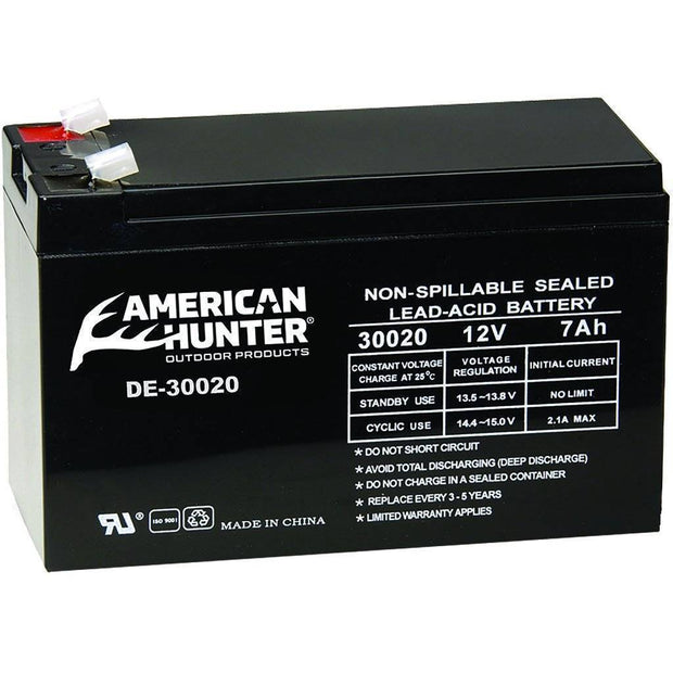 American Hunter Rechargeable Battery 12v General Hunting American Hunter Reaper Gear ReaperGear.com Your Bow Hunting Headquarters, Best Prices & FREE SHIPPING! Black Friday Cyber Monday Sale