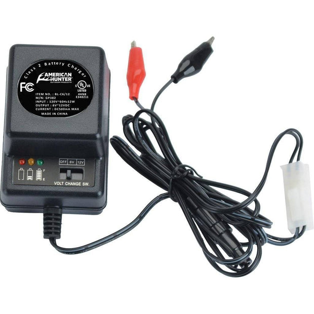 American Hunter Battery Charger6-12v General Hunting American Hunter Reaper Gear ReaperGear.com Your Bow Hunting Headquarters, Best Prices & FREE SHIPPING! Black Friday Cyber Monday Sale