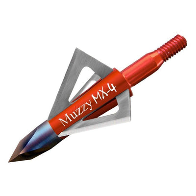 Muzzy MX-4 Broadhead 100 gr. 3 pk. Archery Muzzy Reaper Gear ReaperGear.com Your Bow Hunting Headquarters, Best Prices & FREE SHIPPING! Black Friday Cyber Monday Sale