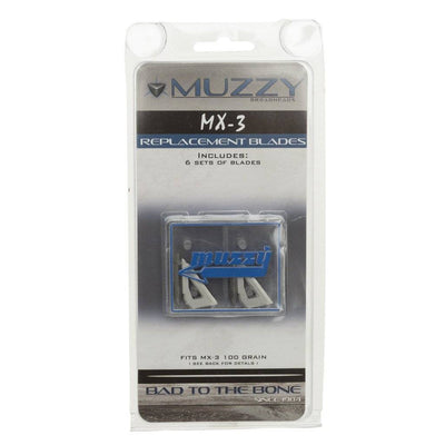 Muzzy Replacement Blades MX-3 100 gr. 9 pk. Archery Muzzy Reaper Gear ReaperGear.com Your Bow Hunting Headquarters, Best Prices & FREE SHIPPING! Black Friday Cyber Monday Sale