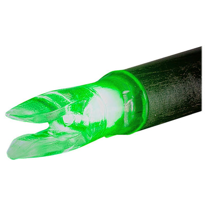 Nockturnal Lighted Nocks Green H 3 Pk.