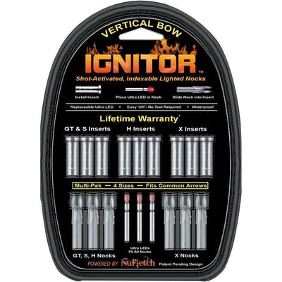 NuFletch Ignitor Nocks Red Universal Fit 3 pk. Archery NuFletch Reaper Gear ReaperGear.com Your Bow Hunting Headquarters, Best Prices & FREE SHIPPING! Black Friday Cyber Monday Sale