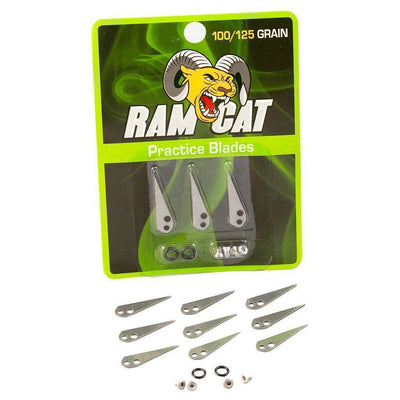 Ramcat Broadhead Practice Blades 100-125gr. 9pk Archery Ramcat Reaper Gear ReaperGear.com Your Bow Hunting Headquarters, Best Prices & FREE SHIPPING! Black Friday Cyber Monday Sale