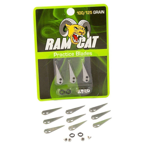 Ramcat Broadhead Practice Blades 100-125gr. 9pk Archery Ramcat Reaper Gear ReaperGear.com Your Bow Hunting Headquarters, Best Prices & FREE SHIPPING! Black Friday Cyber Monday Sale