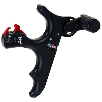 Tru Ball Fang 3 Release Black 3 Finger Archery Tru Ball Reaper Gear ReaperGear.com Bow Hunting Store Black Friday Cyber Monday Sale