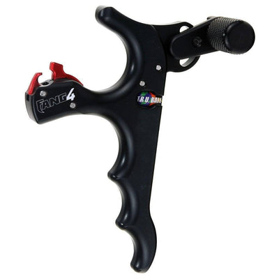 Tru Ball Fang 4 Release Black 4 Finger Archery Tru Ball Reaper Gear ReaperGear.com Bow Hunting Store Black Friday Cyber Monday Sale