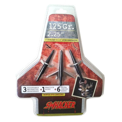 Swhacker 2 Blade Broadhead 125 gr. 2.25in. 3 pk. Archery Swhacker Reaper Gear ReaperGear.com Bow Hunting Store Black Friday Cyber Monday Sale