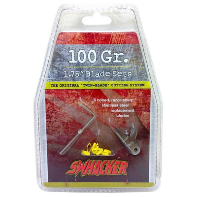 Swhacker Replacement Blades 2 Blade 100 gr. 1.75 in. 6 pk. Archery Swhacker Reaper Gear ReaperGear.com Bow Hunting Store Black Friday Cyber Monday Sale
