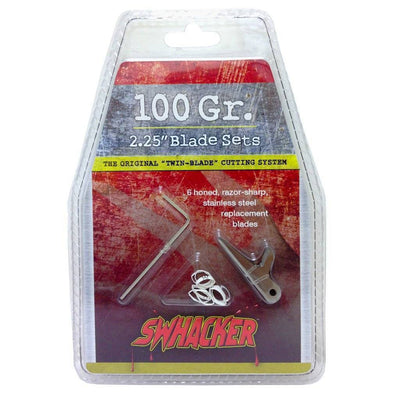 Swhacker Replacement Blades 2 Blade 125 gr. 2.25in. 6 pk. Archery Swhacker Reaper Gear ReaperGear.com Bow Hunting Store Black Friday Cyber Monday Sale