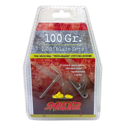 Swhacker Replacement Blades 2 Blade 100 gr. 2 in. 6 pk. Archery Swhacker Reaper Gear ReaperGear.com Bow Hunting Store Black Friday Cyber Monday Sale