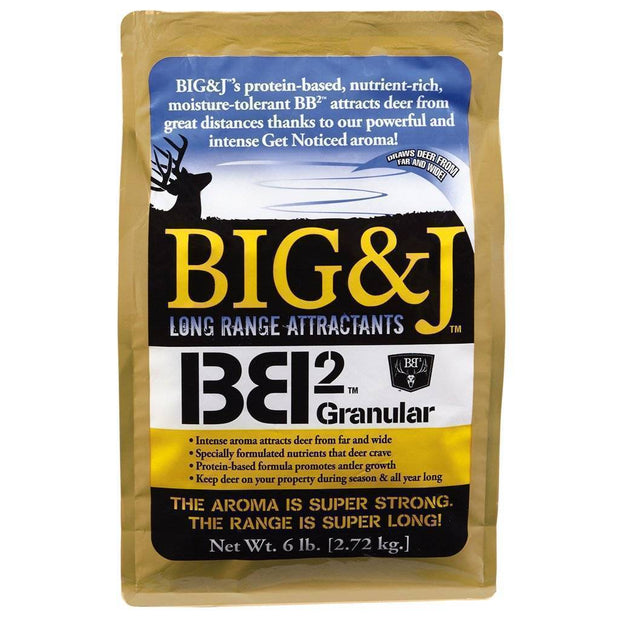 Big and J BB2 Attractant 6 lbs. General Hunting Big and J Reaper Gear ReaperGear.com Your Bow Hunting Headquarters, Best Prices & FREE SHIPPING! Black Friday Cyber Monday Sale