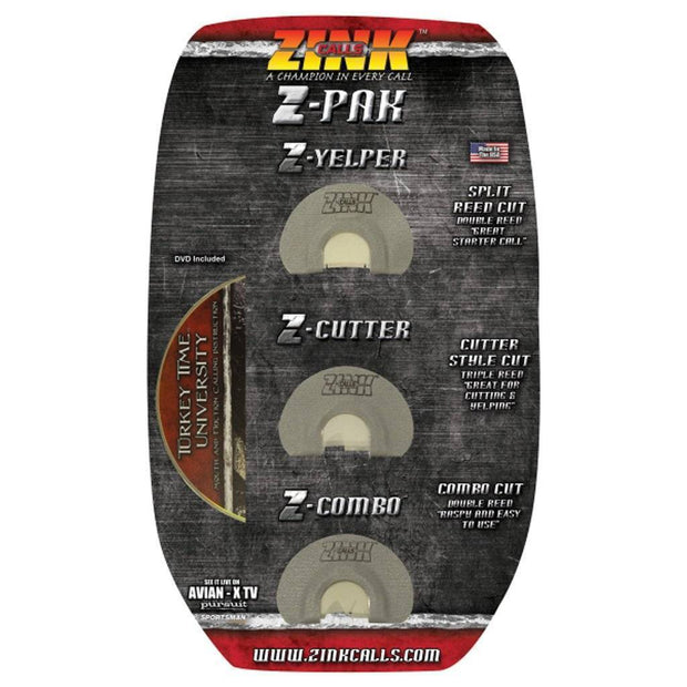 Zink Z-PAK Turkey Call General Hunting Zink Reaper Gear ReaperGear.com Your Bow Hunting Headquarters, Best Prices & FREE SHIPPING! Black Friday Cyber Monday Sale