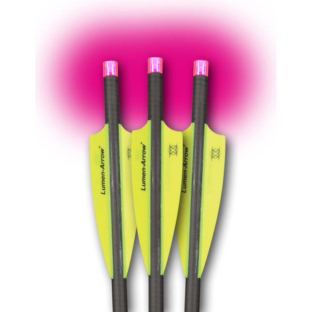 Lumenok Crossbow Bolt Pink Flat 20 In. 3 Pk.