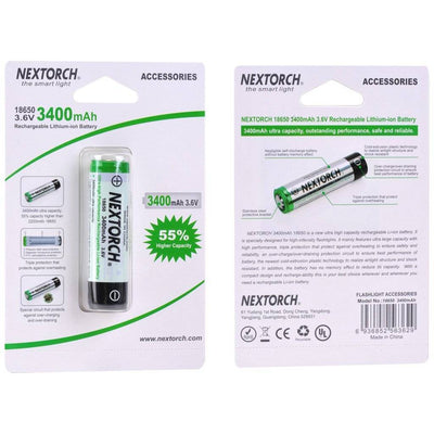 Nextorch Rechargeable Battery 3400 Mah General Hunting Nextorch Reaper Gear ReaperGear.com Your Bow Hunting Headquarters, Best Prices & FREE SHIPPING! Black Friday Cyber Monday Sale