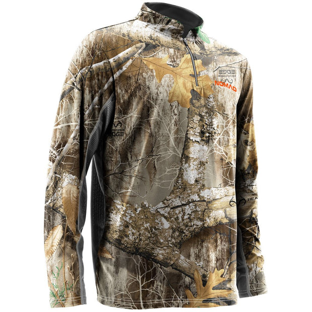 Nomad Cooling 1-4 Zip Realtree Edge Large