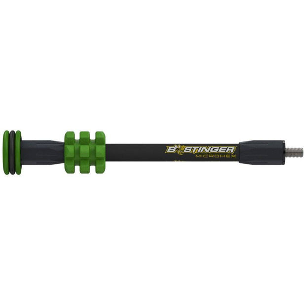 B-stinger Microhex Stabilizer Green 6 In. Archery Bee Stinger Reaper Gear ReaperGear.com Your Bow Hunting Headquarters, Best Prices & FREE SHIPPING! Black Friday Cyber Monday Sale