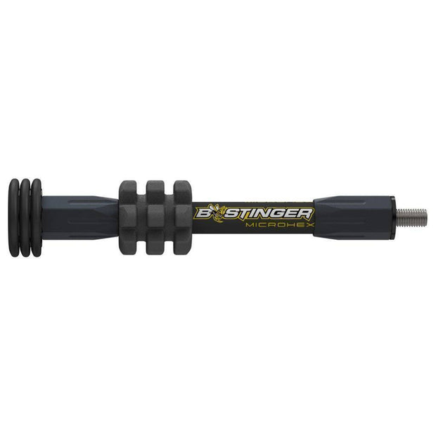 B-stinger Microhex Stabilizer Matte Black 6 In. Archery Bee Stinger Reaper Gear ReaperGear.com Your Bow Hunting Headquarters, Best Prices & FREE SHIPPING! Black Friday Cyber Monday Sale