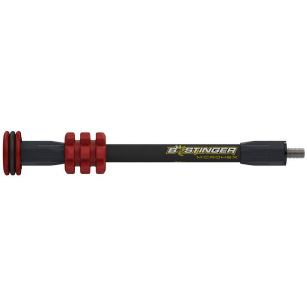 B-stinger Microhex Stabilizer Red 6 In. Archery Bee Stinger Reaper Gear ReaperGear.com Your Bow Hunting Headquarters, Best Prices & FREE SHIPPING! Black Friday Cyber Monday Sale