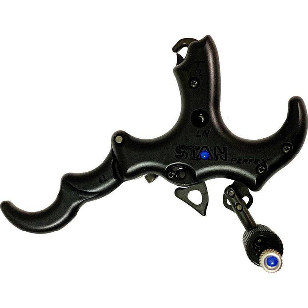 Stan Perfex-long Neck Thumb Release Blackout 3 Or 4 Finger Medium Archery Stanislawski Reaper Gear ReaperGear.com Bow Hunting Store Black Friday Cyber Monday Sale