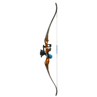 Fin Finder Bank Runner Recurve Winch Pro Pkg Orange 35lbs Rh