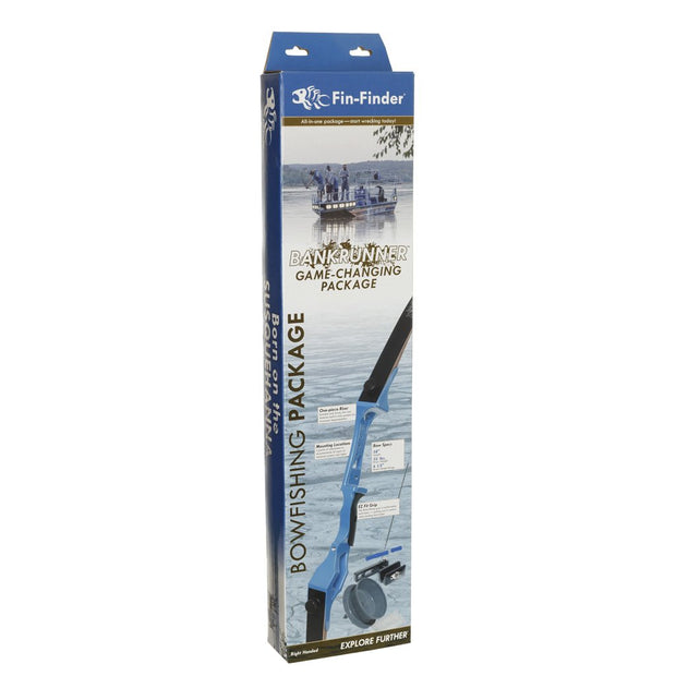 Fin Finder Bank Runner Drum Reel Package Blue 58 In. 35lbs. Rh