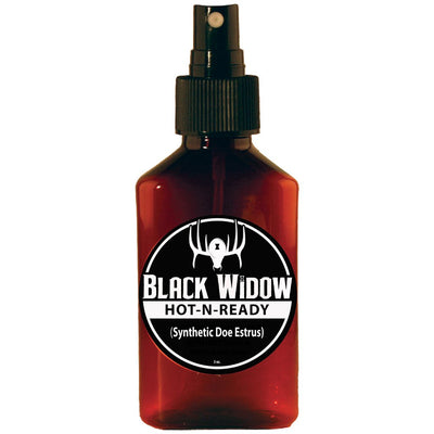 Black Widow Hot-n-ready Synthetic Deer Lure Doe Estrus 3 Oz.