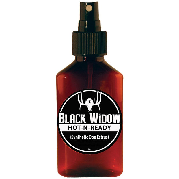Black Widow Hot-n-ready Synthetic Deer Lure Doe Estrus 3 Oz.