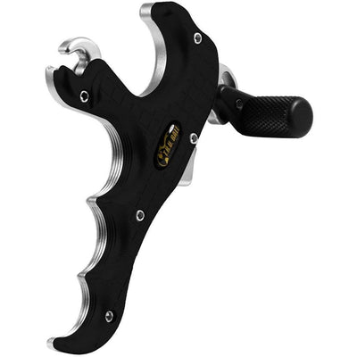 TRU Ball Blade Pro Release Black-Silver 4 Finger Large Archery TRU Ball Reaper Gear ReaperGear.com Bow Hunting Store Black Friday Cyber Monday Sale