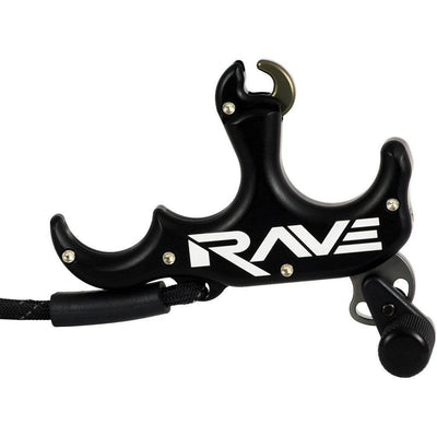 TRU Ball Rave Release Black 3 Finger Archery TRU Ball Reaper Gear ReaperGear.com Bow Hunting Store Black Friday Cyber Monday Sale