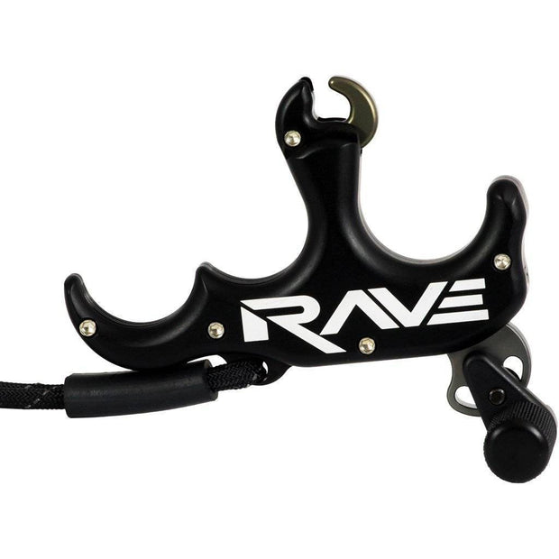 TRU Ball Rave Release Black 3 Finger Archery TRU Ball Reaper Gear ReaperGear.com Bow Hunting Store Black Friday Cyber Monday Sale