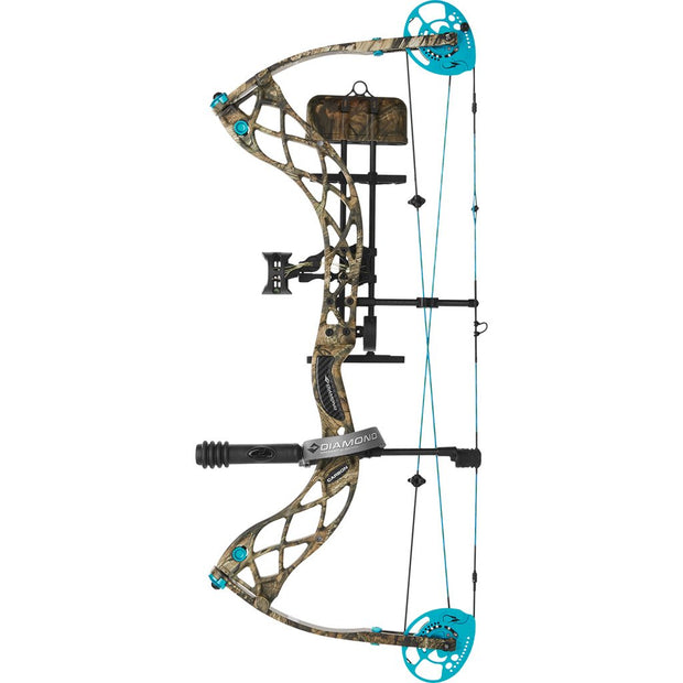 Diamond Carbon Knockout Bow Rak Package Mossy Oak Break Up Country 50 Lb. Rh