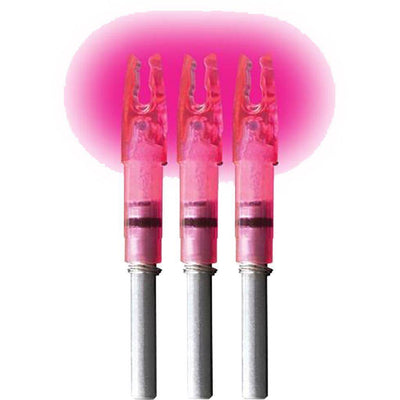 Lumenok Lighted Nock Pink H Nock 3 pk. Archery Lumenok Reaper Gear ReaperGear.com Bow Hunting Store Black Friday Cyber Monday Sale